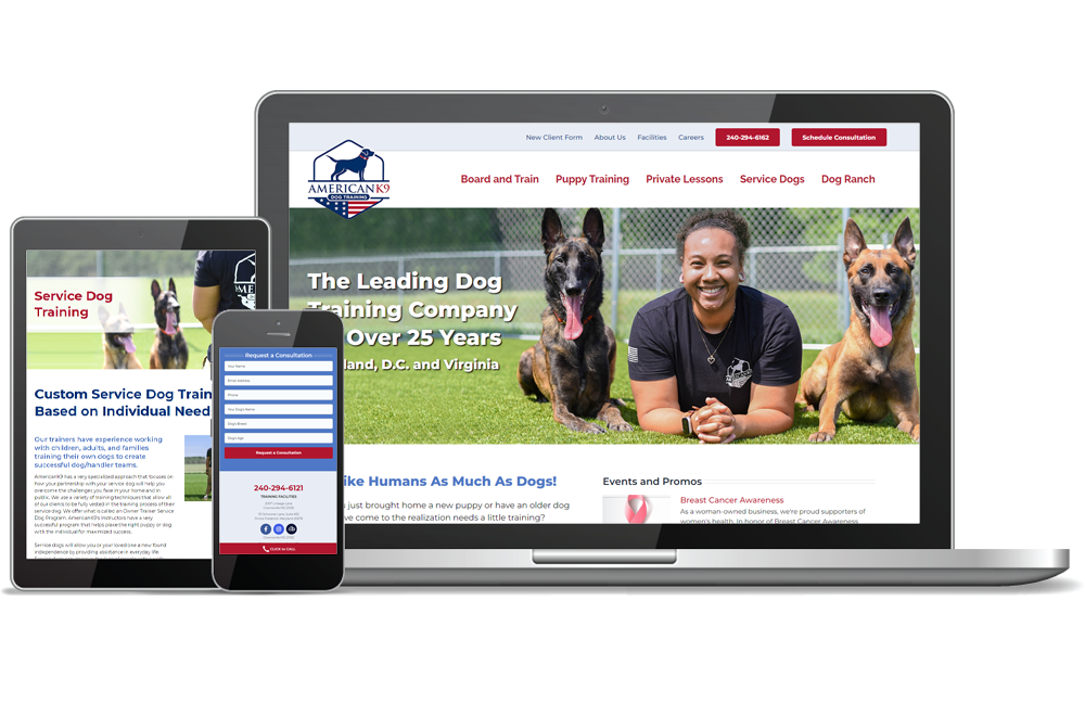 AmericanK9 website